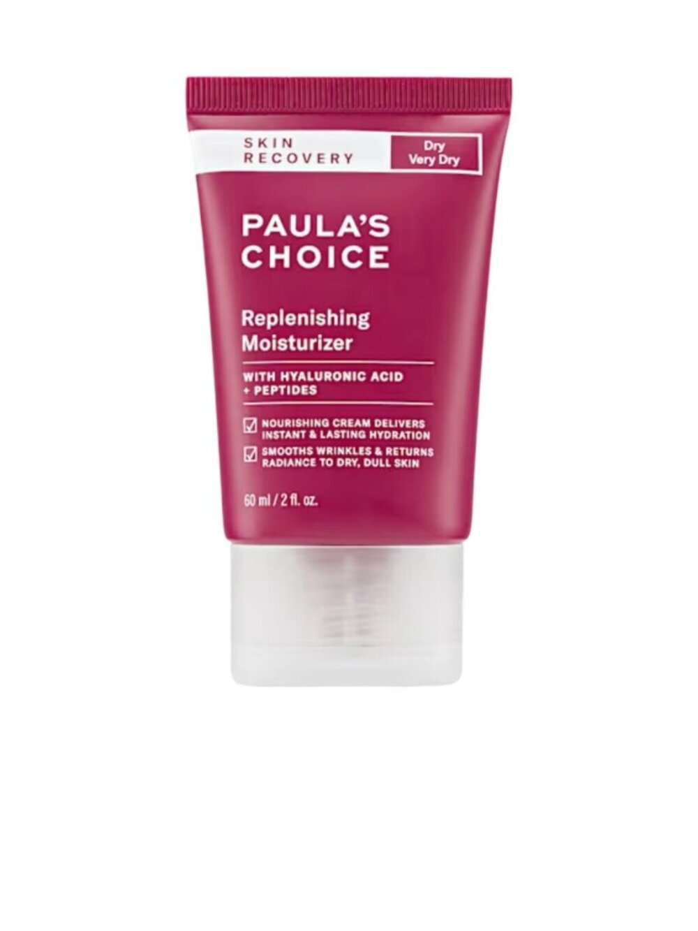 New Paulas Choice Skin Recovery Replenishing Moisturizer Hyaluronic Acid  Peptid